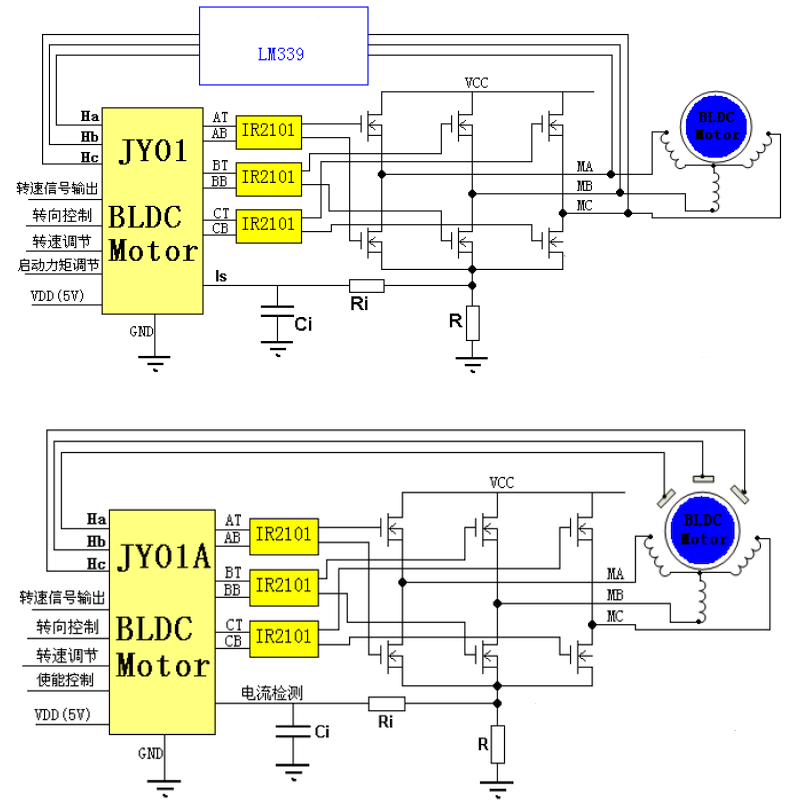 Low Cost Brushless Motor Drivers Bldc